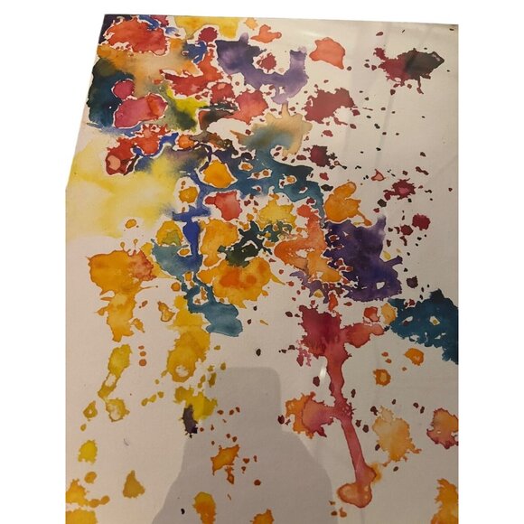 Framed Abstract Watercolor Paintings Original 14 x 12 Horizontal or Vertical - Picture 15 of 16